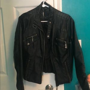 Black pleather jacket